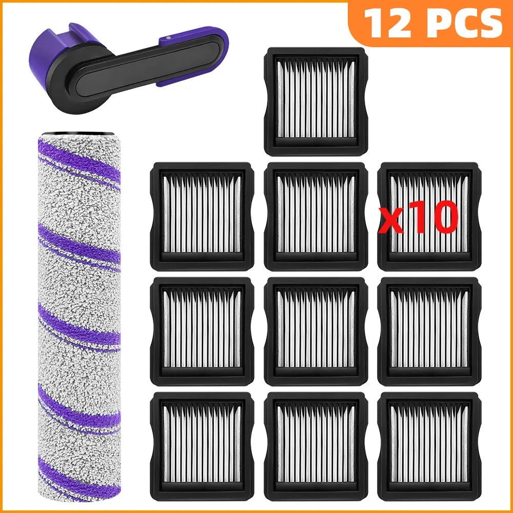 Compatible For Narwal S30 , Narwal S30 Pro Vacuum Parts Main Roller brush HEPA Filter brush handle Replacement Accessories