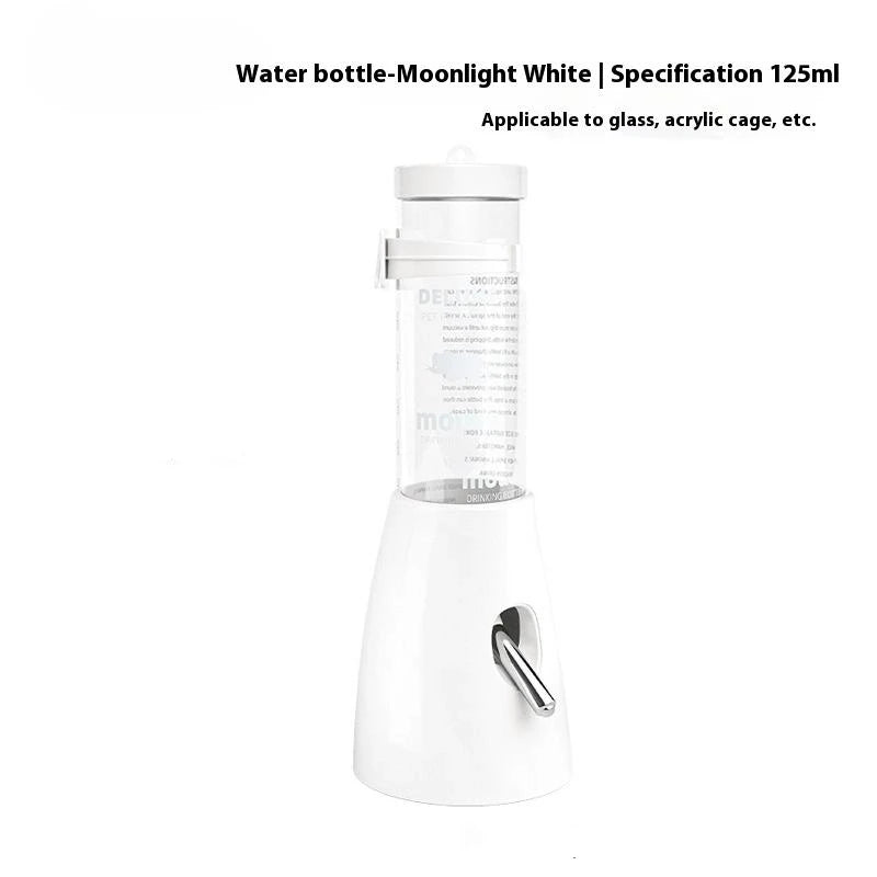 2In1 Hamster Feeder And Waterer Large Capacity Leakproof Automatic Feeder Food Water Dispenser Leak Proof Food Feeding Supplies