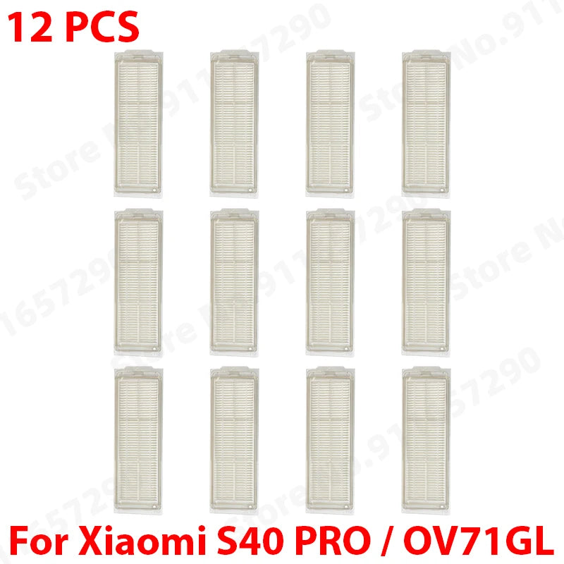 For Xiaomi Robot Vacuum S40 Pro OV71GL Vacuum Cleaner Replacement Spare Parts Main Side Brush HEPA Filter Mop Cloth Accessories