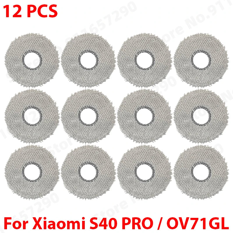 For Xiaomi Robot Vacuum S40 Pro OV71GL Vacuum Cleaner Replacement Spare Parts Main Side Brush HEPA Filter Mop Cloth Accessories