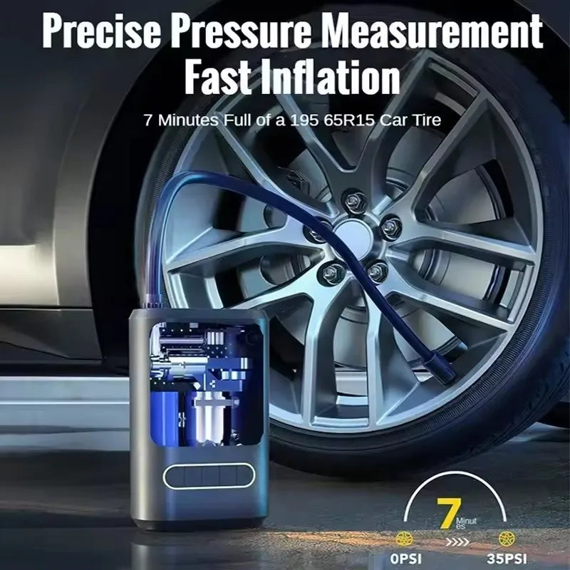 Xiaomi 150PSI 4000mAh Car Air Compressor Inflatable Pump With LED Lamp For Car Motorcycle Tyre Inflator Wireless Electric FOR